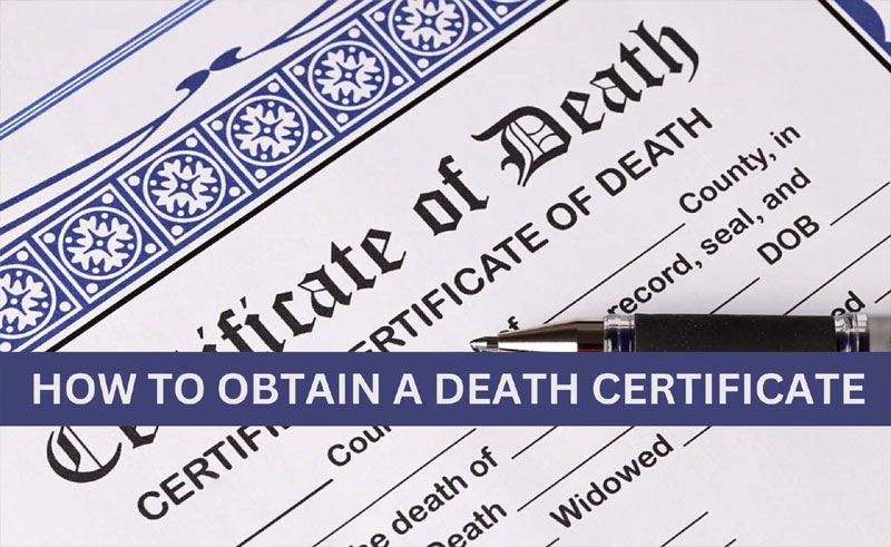 Death certificate assistance service